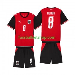 Günstige Fußball Trikotsatz Österreich David Alaba 8 Kinder Heimtrikot World Cup 2026 Kurzarm