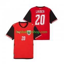 Günstige Fußball Trikotsatz Österreich Konrad Laimer 20 Herren Heimtrikot World Cup 2026 Kurzarm