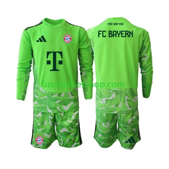 Günstige Fußball Trikotsatz FC Bayern München Torwart Kinder Heimtrikot 2026-2027 Langarm