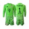 Günstige Fußball Trikotsatz FC Bayern München Manuel Neuer 1 Torwart Kinder Heimtrikot 2026-2027 Langarm