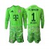 Günstige Fußball Trikotsatz FC Bayern München Manuel Neuer 1 Torwart Kinder Heimtrikot 2026-2027 Langarm