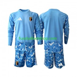 Günstige Fußball Trikotsatz Belgien Torwart Kinder Heimtrikot World Cup 2026 Langarm