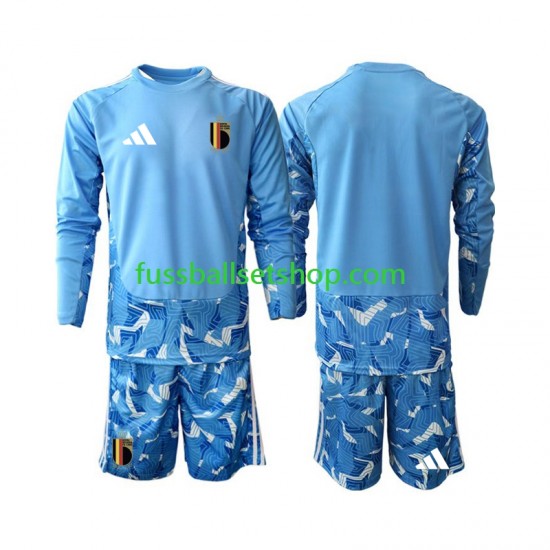 Günstige Fußball Trikotsatz Belgien Torwart Kinder Heimtrikot World Cup 2026 Langarm