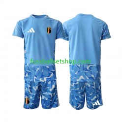 Günstige Fußball Trikotsatz Belgien Torwart Kinder Heimtrikot World Cup 2026 Kurzarm