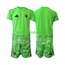 Günstige Fußball Trikotsatz Belgien Torwart Kinder Ausweichtrikot World Cup 2026 Kurzarm