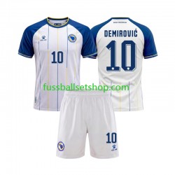 Günstige Fußball Trikotsatz Bosnien-Herzegowina Ermedin Demirovic 10 Kinder Auswärtstrikot World Cup 2026 Kurzarm