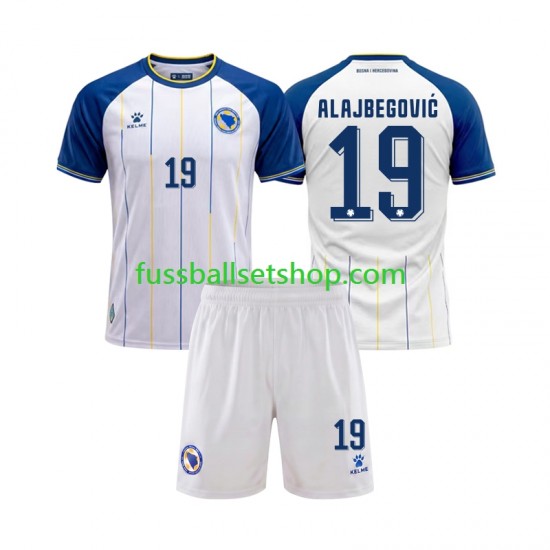 Günstige Fußball Trikotsatz Bosnien-Herzegowina Kerim Alajbegovic 19 Kinder Auswärtstrikot World Cup 2026 Kurzarm Günstige Fußball Trikotsatz Bosnien-Herzegowina Kerim Alajbegovic 19 Kinder Auswärtstrikot World Cup 2026 Kurzarm