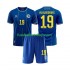 Günstige Fußball Trikotsatz Bosnien-Herzegowina Kerim Alajbegovic 19 Kinder Heimtrikot World Cup 2026 Kurzarm
