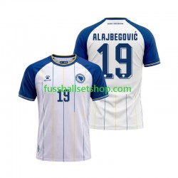 Günstige Fußball Trikotsatz Bosnien-Herzegowina Kerim Alajbegovic 19 Herren Auswärtstrikot World Cup 2026 Kurzarm