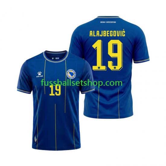 Günstige Fußball Trikotsatz Bosnien-Herzegowina Kerim Alajbegovic 19 Herren Heimtrikot World Cup 2026 Kurzarm Günstige Fußball Trikotsatz Bosnien-Herzegowina Kerim Alajbegovic 19 Herren Heimtrikot World Cup 2026 Kurzarm