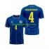 Günstige Fußball Trikotsatz Bosnien-Herzegowina Tarik Muharemovic 4 Herren Heimtrikot World Cup 2026 Kurzarm