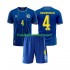 Günstige Fußball Trikotsatz Bosnien-Herzegowina Tarik Muharemovic 4 Kinder Heimtrikot World Cup 2026 Kurzarm