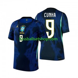 Günstige Fußball Trikotsatz Brasilien Matheus Cunha 9 Herren Auswärtstrikot World Cup 2026 Kurzarm