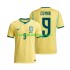Günstige Fußball Trikotsatz Brasilien Matheus Cunha 9 Herren Heimtrikot World Cup 2026 Kurzarm