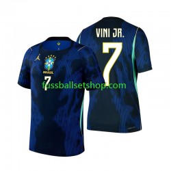 Günstige Fußball Trikotsatz Brasilien Vinicius Junior 7 Herren Auswärtstrikot World Cup 2026 Kurzarm