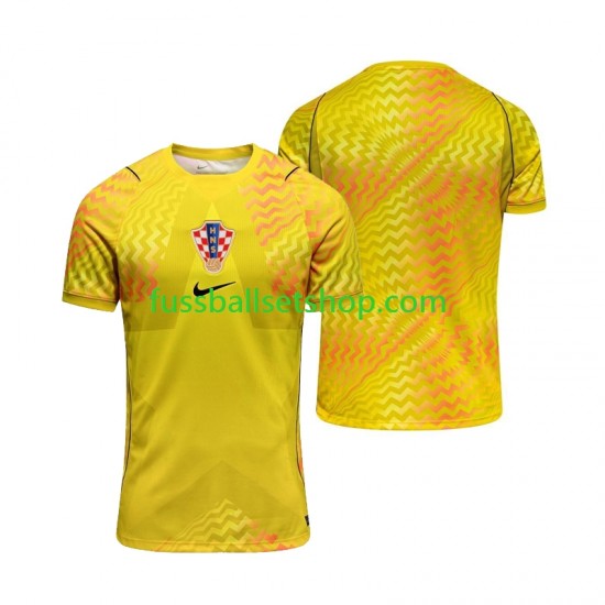 Günstige Fußball Trikotsatz Kroatien Torwart Herren Heimtrikot World Cup 2026 Kurzarm