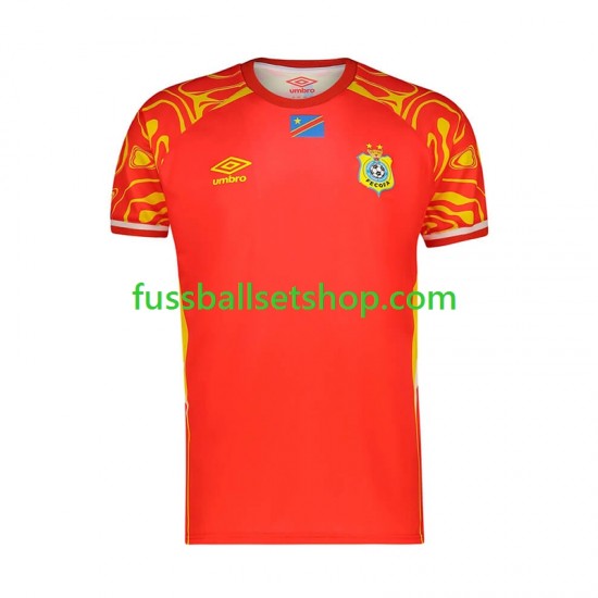 Günstige Fußball Trikotsatz DR Congo Herren Ausweichtrikot World Cup 2026 Kurzarm