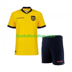 Günstige Fußball Trikotsatz Ecuador Kinder Heimtrikot World Cup 2026 Kurzarm