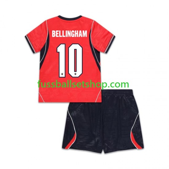 Günstige Fußball Trikotsatz England Jude Bellingham 10 Kinder Auswärtstrikot World Cup 2026 Kurzarm
