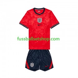 Günstige Fußball Trikotsatz England Kinder Auswärtstrikot World Cup 2026 Kurzarm
