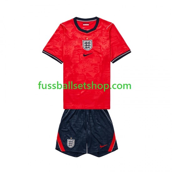 Günstige Fußball Trikotsatz England Kinder Auswärtstrikot World Cup 2026 Kurzarm