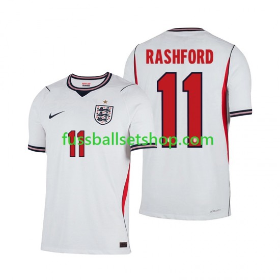Günstige Fußball Trikotsatz England Marcus Rashford 11 Herren Heimtrikot World Cup 2026 Kurzarm
