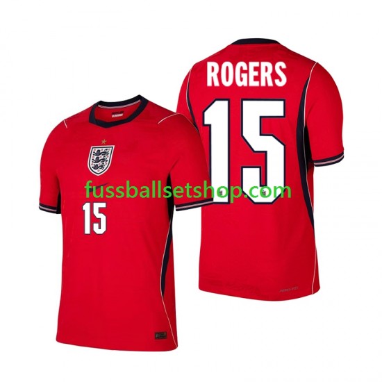 Günstige Fußball Trikotsatz England Morgan Rogers 15 Herren Auswärtstrikot World Cup 2026 Kurzarm