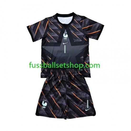 Günstige Fußball Trikotsatz Frankreich Brice Samba 1 Torwart Kinder Heimtrikot World Cup 2026 Kurzarm
