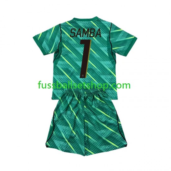 Günstige Fußball Trikotsatz Frankreich Brice Samba 1 Torwart Kinder Ausweichtrikot World Cup 2026 Kurzarm