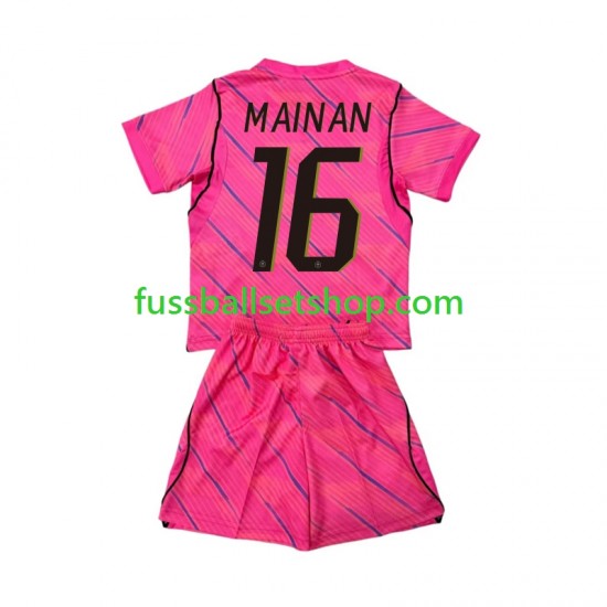 Günstige Fußball Trikotsatz Frankreich Mike Maignan 16 Torwart Kinder Auswärtstrikot World Cup 2026 Kurzarm