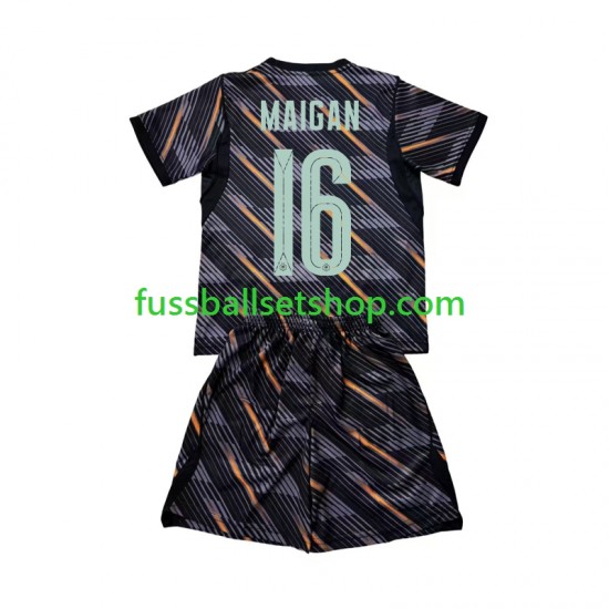Günstige Fußball Trikotsatz Frankreich Mike Maignan 16 Torwart Kinder Heimtrikot World Cup 2026 Kurzarm
