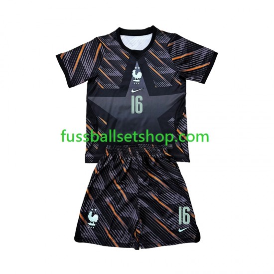 Günstige Fußball Trikotsatz Frankreich Mike Maignan 16 Torwart Kinder Heimtrikot World Cup 2026 Kurzarm