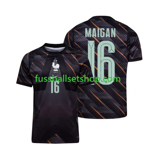 Günstige Fußball Trikotsatz Frankreich Mike Maignan 16 Torwart Herren Heimtrikot World Cup 2026 Kurzarm