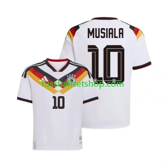 Günstige Fußball Trikotsatz Deutschland Jamal Musiala 10 Herren Heimtrikot World Cup 2026 Kurzarm