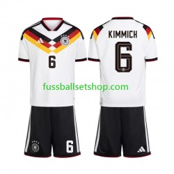 Günstige Fußball Trikotsatz Deutschland Joshua Kimmich 6 Kinder Heimtrikot World Cup 2026 Kurzarm