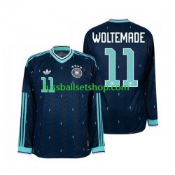 Günstige Fußball Trikotsatz Deutschland Nick Woltemade 11 Herren Auswärtstrikot World Cup 2026 Langarm