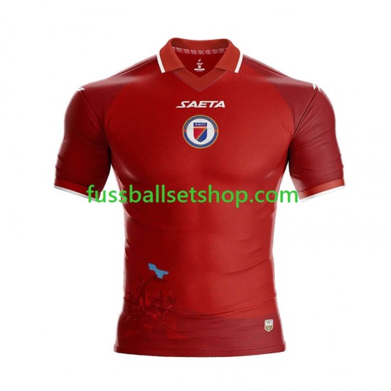 Günstige Fußball Trikotsatz Haiti Herren Ausweichtrikot World Cup 2026 Kurzarm