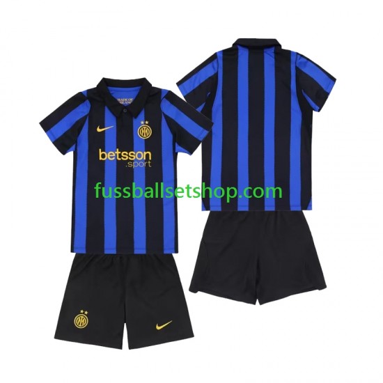 Günstige Fußball Trikotsatz Inter Mailand Kinder Heimtrikot 2026-2027 Kurzarm
