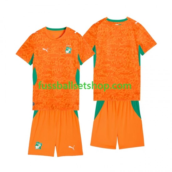 Günstige Fußball Trikotsatz Elfenbeinküste Herren Kinder Heimtrikot World Cup 2026 Kurzarm