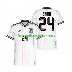 Günstige Fußball Trikotsatz Japan Kaishu Sano 24 Herren Auswärtstrikot World Cup 2026 Kurzarm