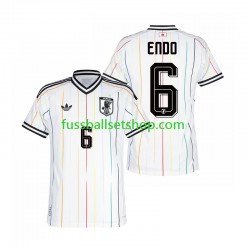 Günstige Fußball Trikotsatz Japan Wataru Endo 6 Herren Auswärtstrikot World Cup 2026 Kurzarm