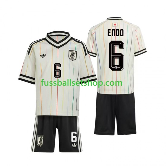Günstige Fußball Trikotsatz Japan Wataru Endo 6 Kinder Auswärtstrikot World Cup 2026 Kurzarm Günstige Fußball Trikotsatz Japan Wataru Endo 6 Kinder Auswärtstrikot World Cup 2026 Kurzarm