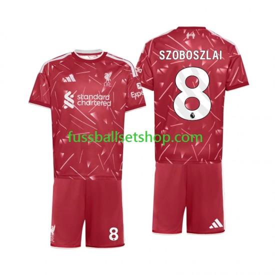 Günstige Fußball Trikotsatz Liverpool Dominik Szoboszlai 8 Kinder Heimtrikot 2026-2027 Kurzarm