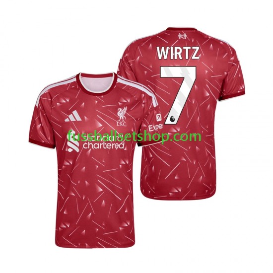 Günstige Fußball Trikotsatz Liverpool Florian Wirtz 7 Herren Heimtrikot 2026-2027 Kurzarm