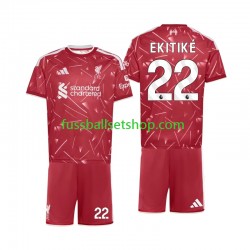 Günstige Fußball Trikotsatz Liverpool Hugo Ekitike 22 Kinder Heimtrikot 2026-2027 Kurzarm