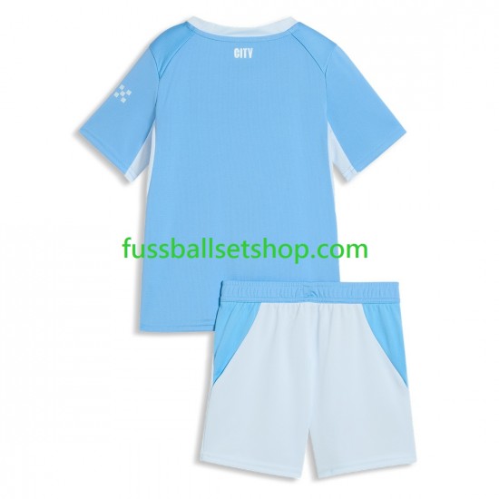 Günstige Fußball Trikotsatz Manchester City Kinder Heimtrikot 2026-2027 Kurzarm