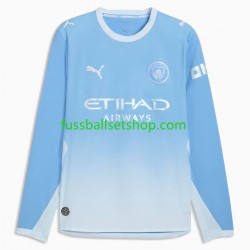 Günstige Fußball Trikotsatz Manchester City Herren Heimtrikot 2026-2027 Langarm