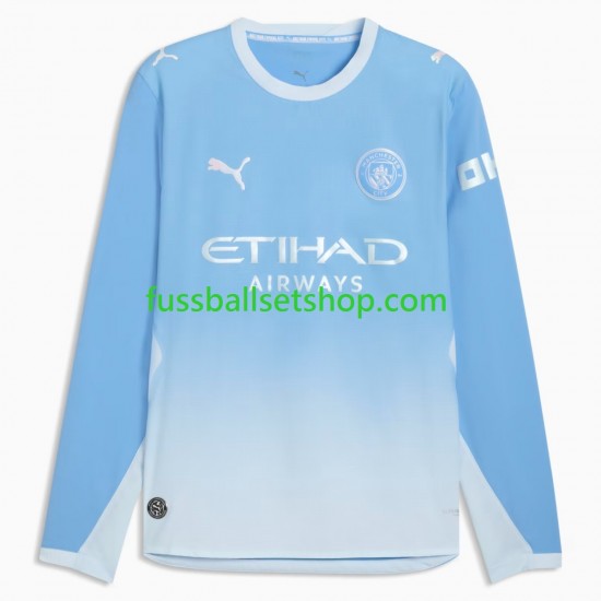 Günstige Fußball Trikotsatz Manchester City Herren Heimtrikot 2026-2027 Langarm