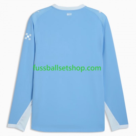Günstige Fußball Trikotsatz Manchester City Herren Heimtrikot 2026-2027 Langarm
