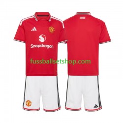 Günstige Fußball Trikotsatz Manchester United Kinder Heimtrikot 2026-2027 Kurzarm